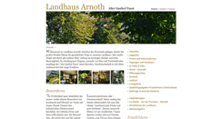 Desktop Screenshot of landhaus-arnoth.de